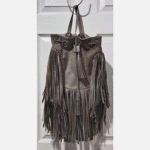 F21 Fringe Backpack